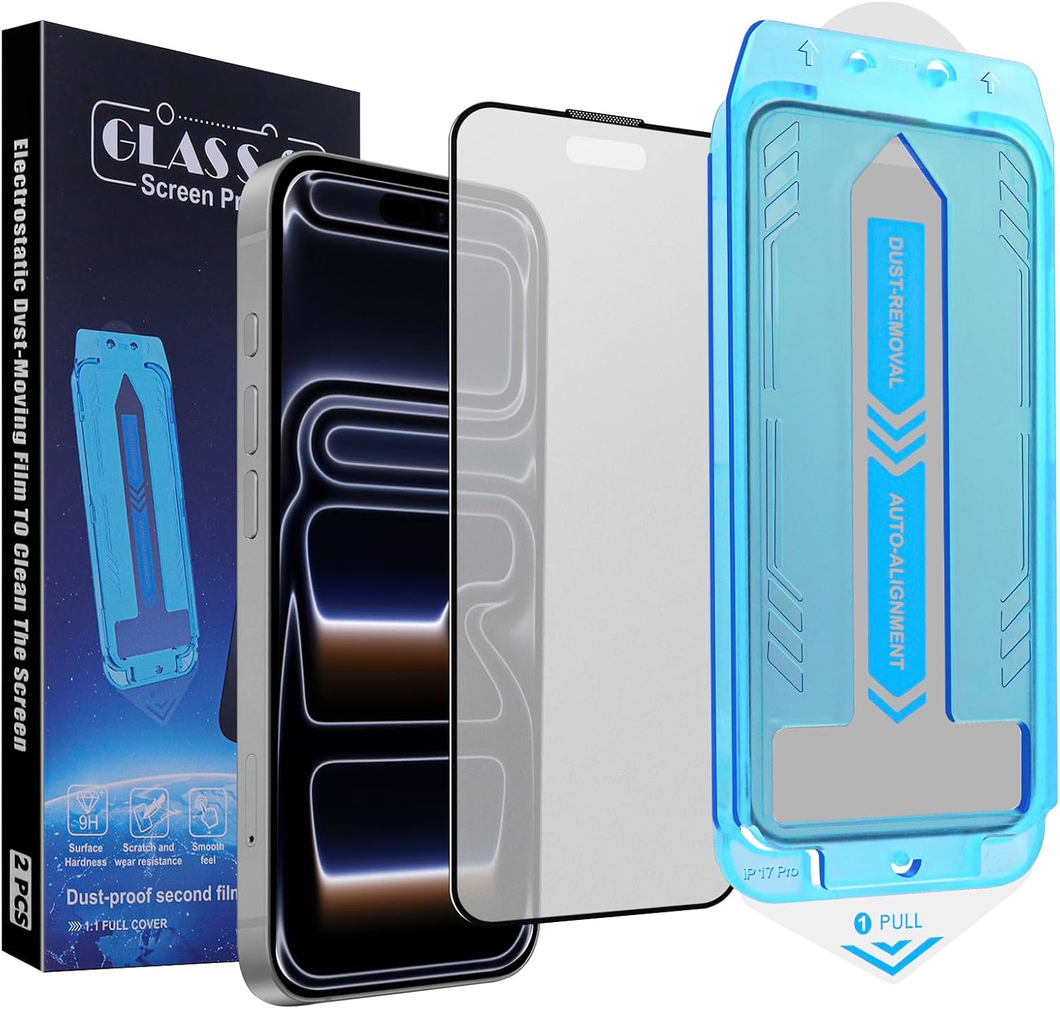 Thumbnail 6 de SIERDE 2-Pack iPhone 16 screen protector
