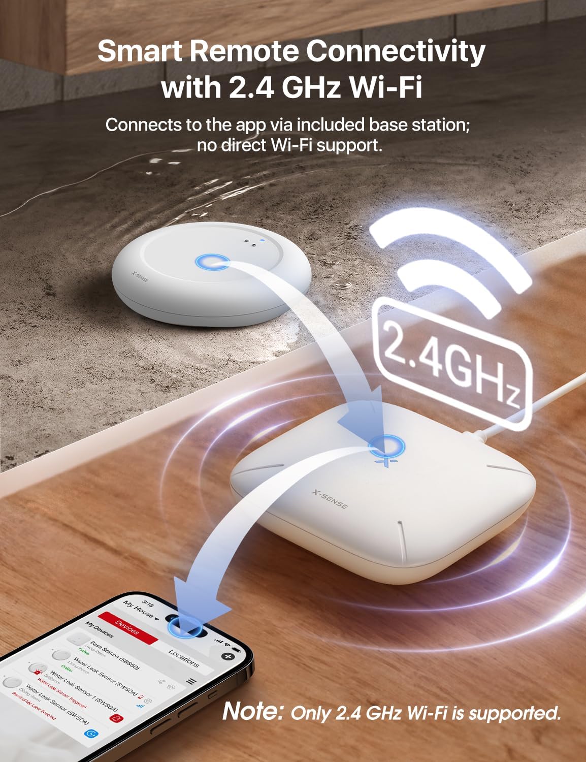 Thumbnail 3 de X-Sense Wi-Fi Water Sensor SWS0A41