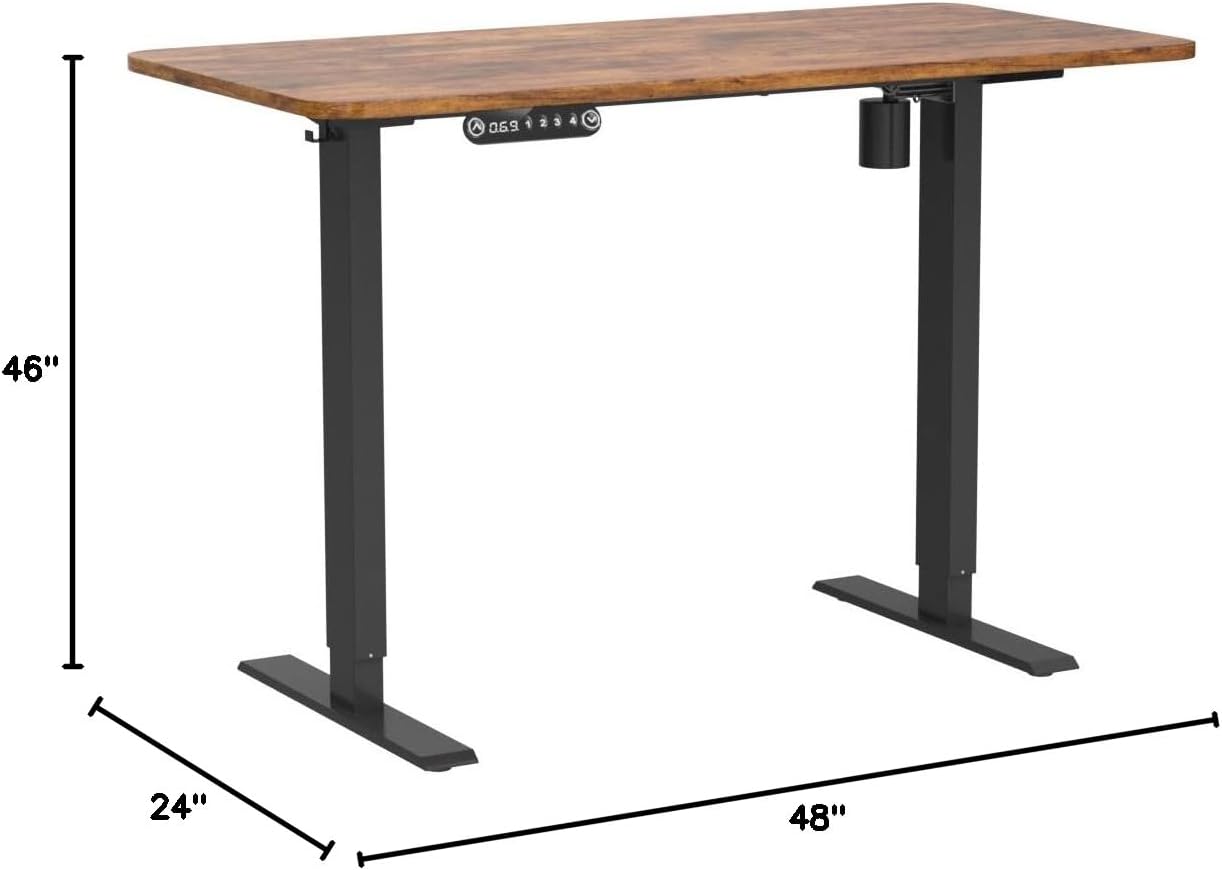 Thumbnail 2 de farexon 1 48 x 24-Inch Electric Standing Desk with 4 Memory Heights