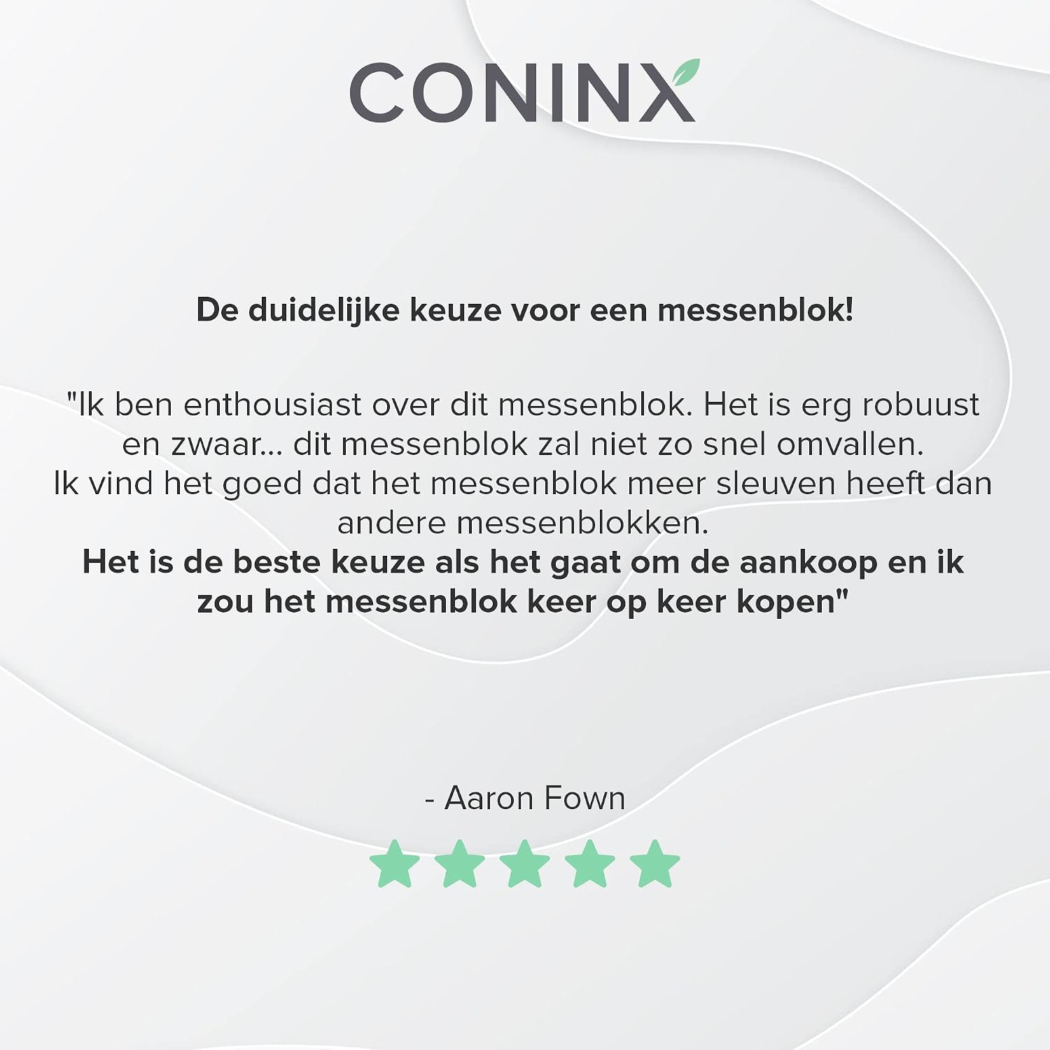 Detalle 2 de Coninx 4019P messenblok van rubberhout voor 15 messen en een keukenschaar