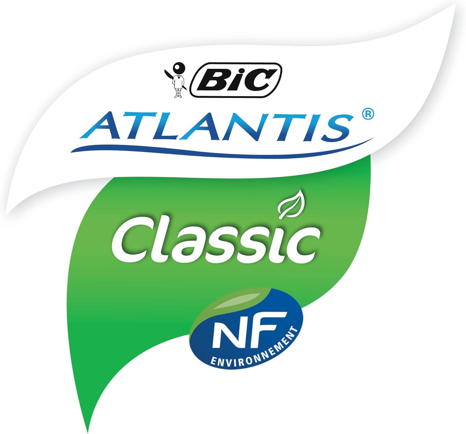 Thumbnail 4 de BIC Atlantis Classic Stylos-bille Rétractables 1,0 mm – Bleu | Boîte de 12