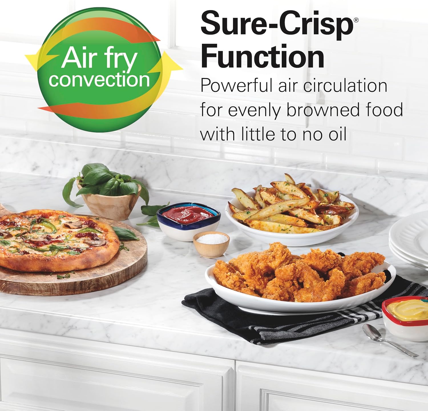 Detalle 2 de Hamilton Beach 4-Slice Air Fryer Oven