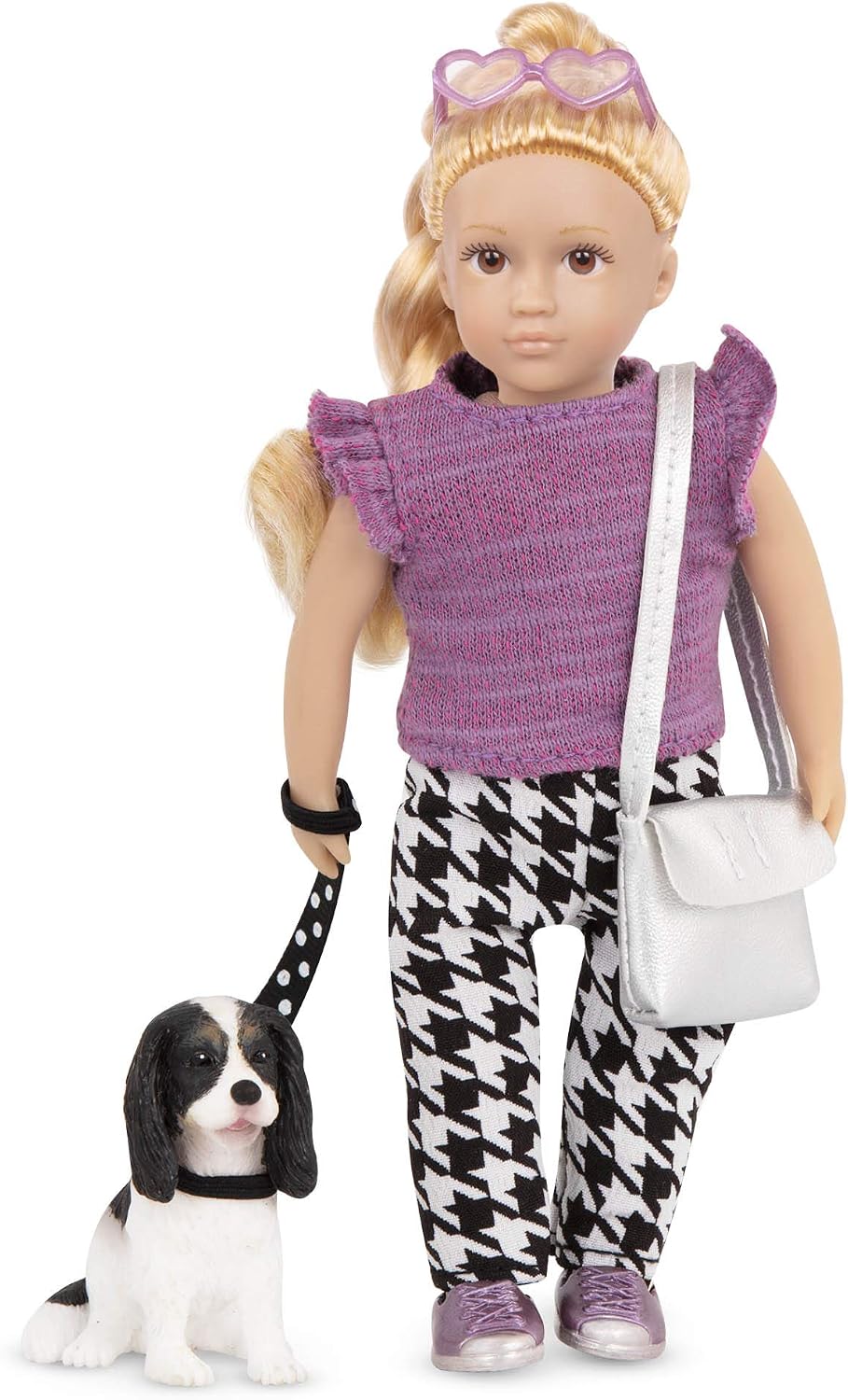 Detalle de Lori mini lalka Heather 15 cm ze szczeniakiem spaniela i akcesoriami