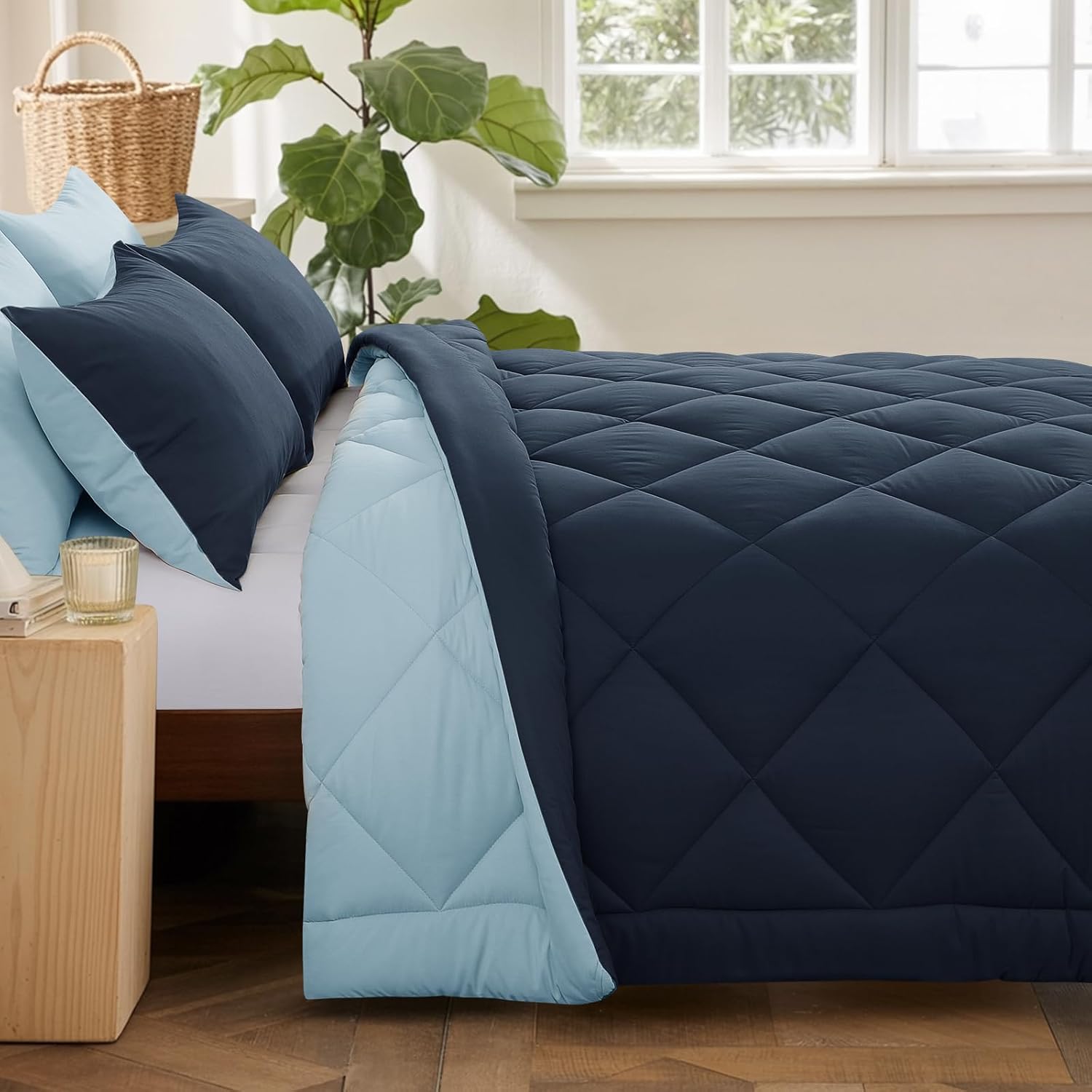Thumbnail 3 de RUIKASI Coverless Duvet King Size 10.5 Tog – Reversible Comforter with 2 Pillowcases