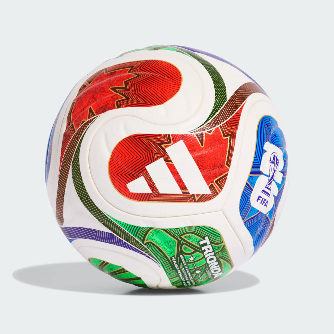 Detalle de Balón Copa Mundial de la FIFA 26™ Trionda Competition de Adidas — color Blanco