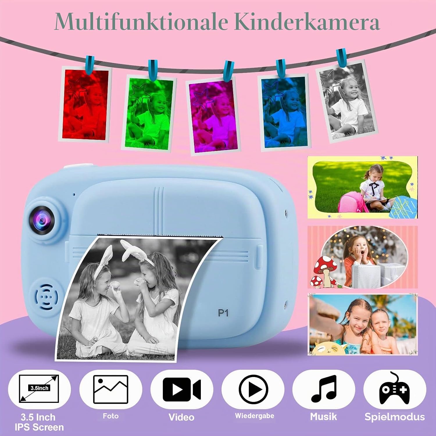Detalle 2 de Misilmp Sofortbildkamera Kinder