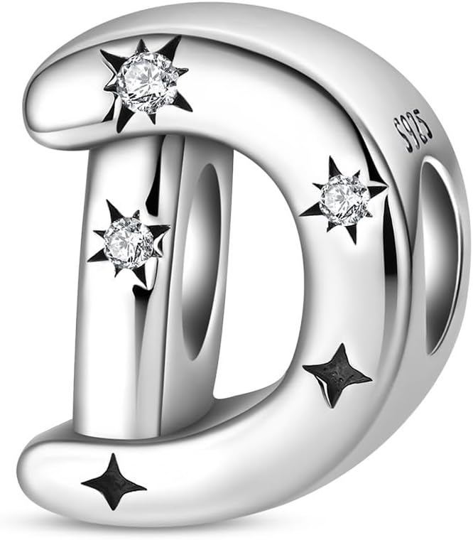 Detalle de Pandach Charm Anhänger 925 Silber A-Z