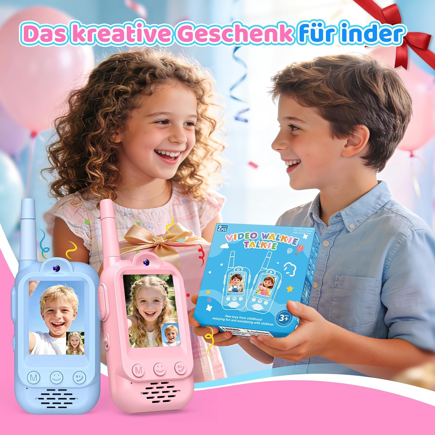 Thumbnail 6 de Video Walkie Talkie Kinder – Aufladbare Video-Calls, sicher, robust und kreativ