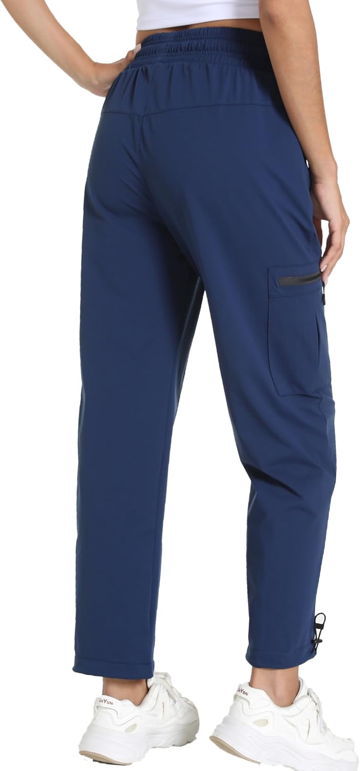 Detalle 2 de bepobotan Women's Hiking Cargo Pants, Quick-Dry, Water-Resistant, 5 Pockets
