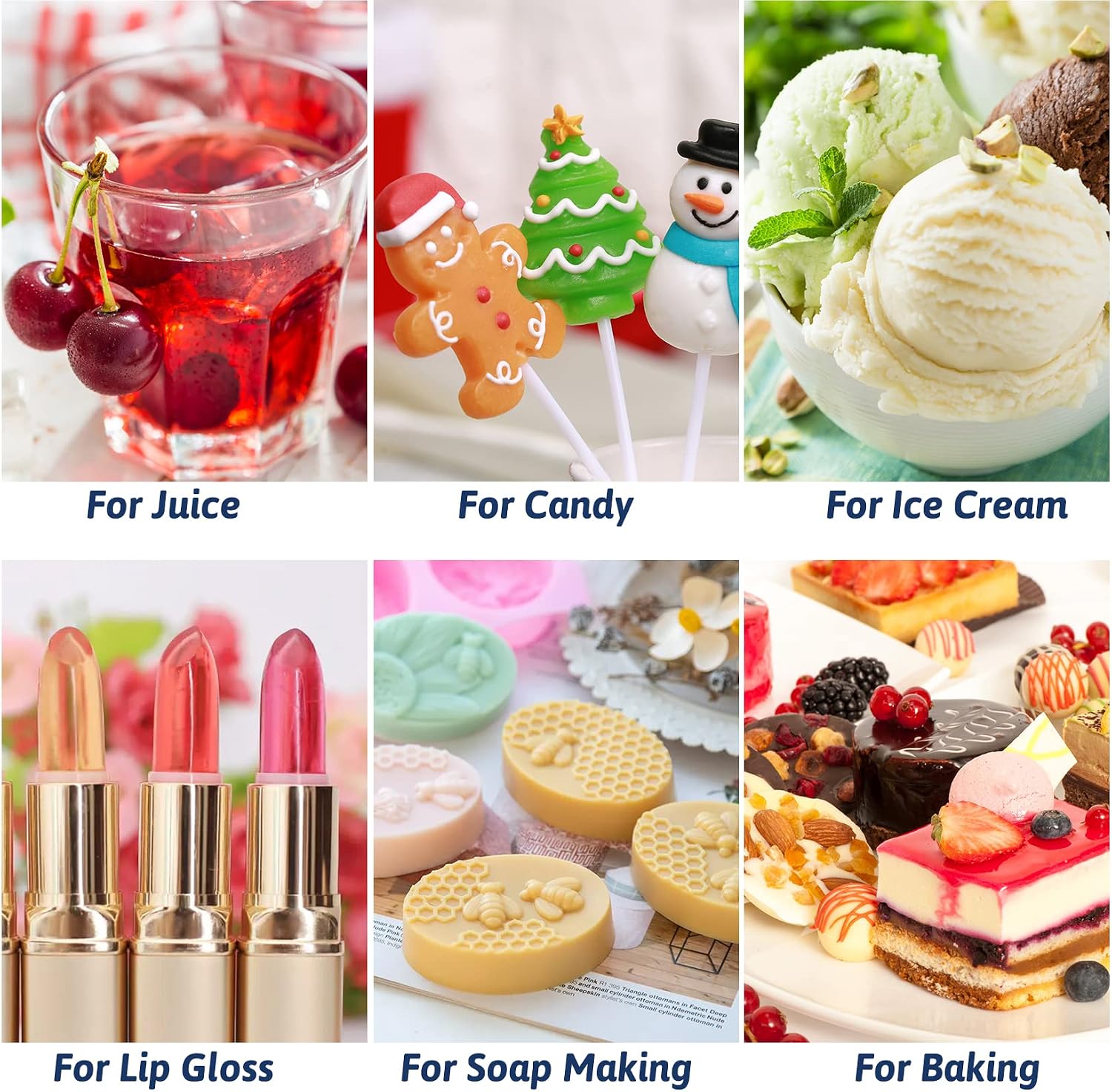 Detalle 1 de Aromas Alimentarios 12 Aroma Flavour Drops 🍭 Saborizantes Líquidos
