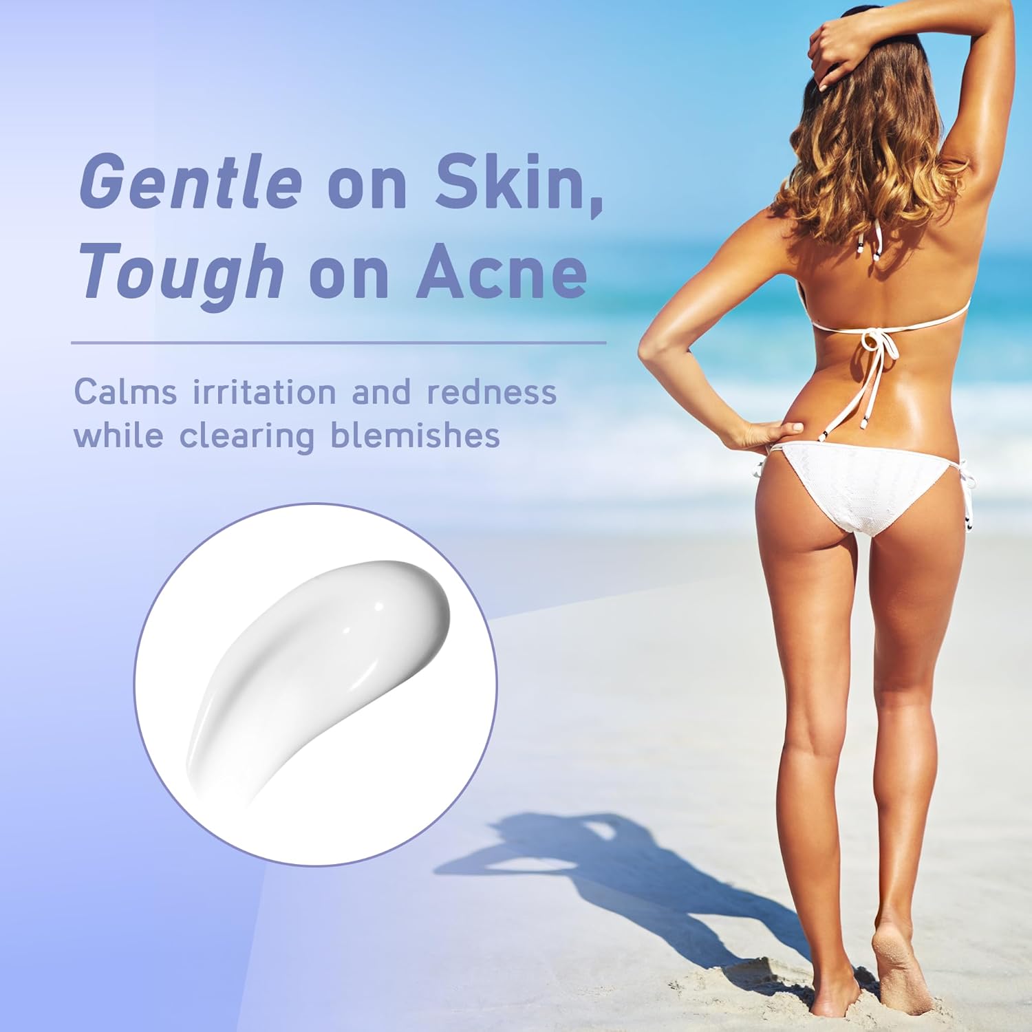 Detalle de Butt Acne Clearing Treatment – Maximum Strength Körpercreme gegen Bacne, Po-, Rücken- und Brustakne (Men & Women)