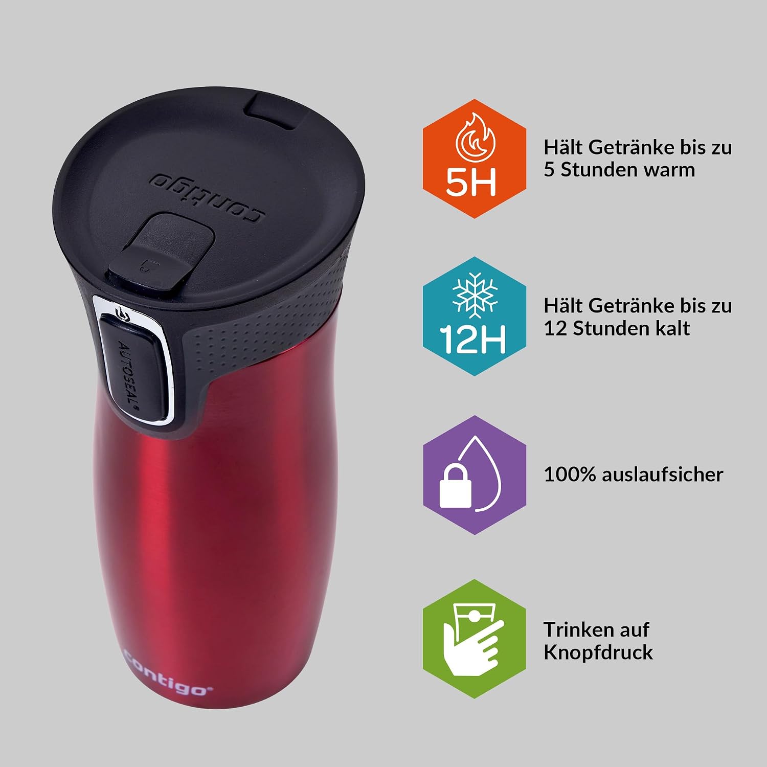 Thumbnail 2 de Contigo West Loop Autoseal Thermobecher