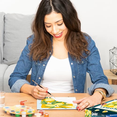 Detalle 2 de Ravensburger CreArt 18x24 cm, peinture par numéros lemon ⚙