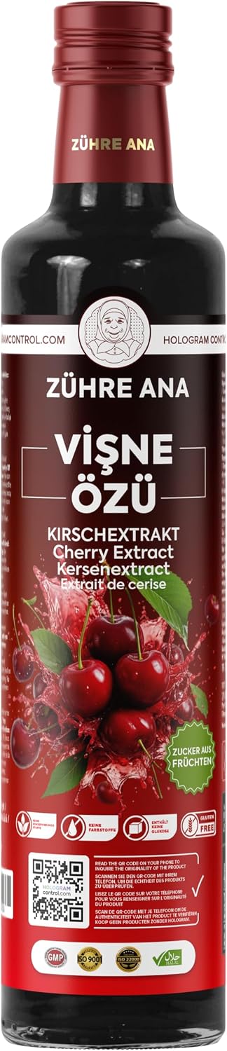 Detalle de Zühre Ana Schwarzer Maulbeer Extrakt – Maulbeersirup mit natürlichem Karadut-Extrakt, vegan