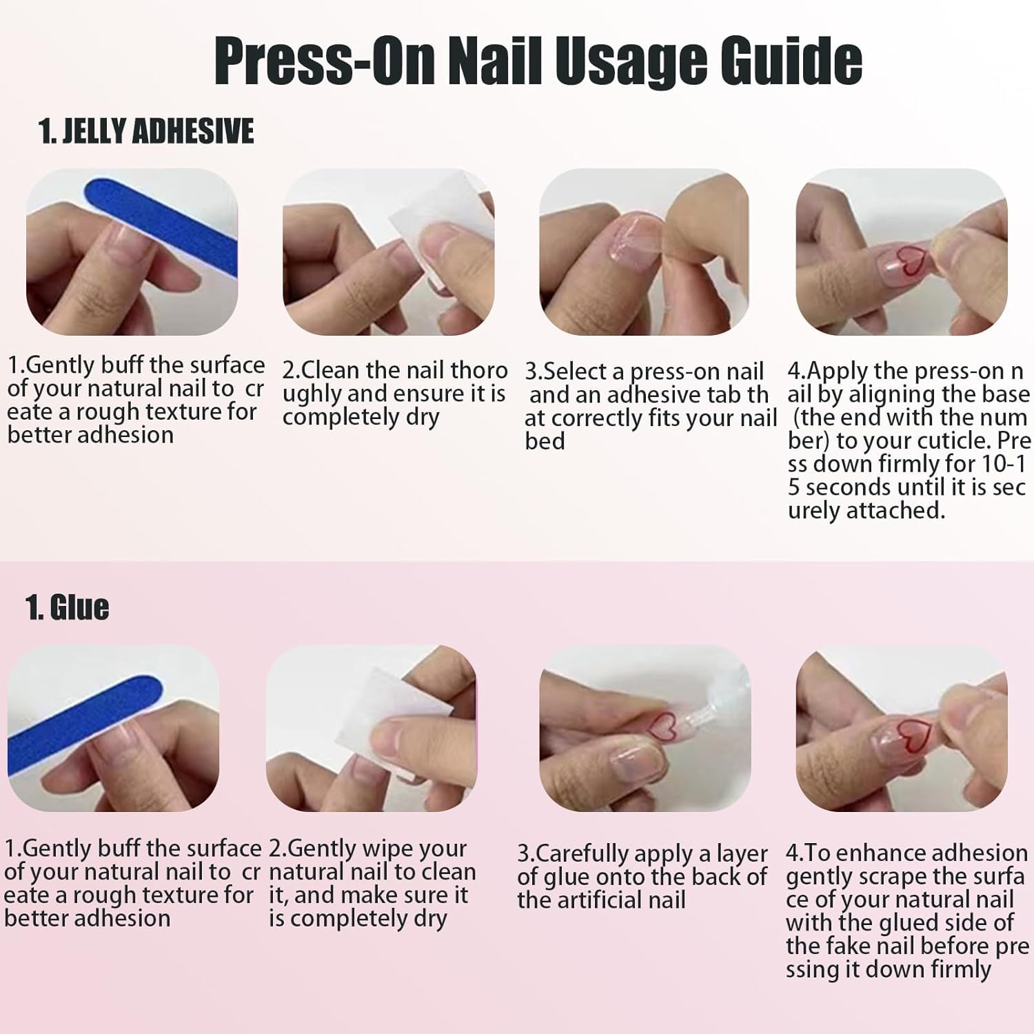 Thumbnail 6 de Handmade Press-On Nails, Stiletto