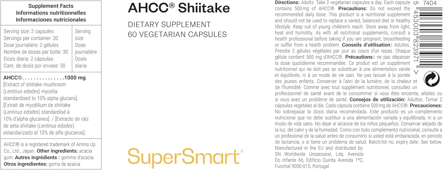 Thumbnail 1 de Shiitake (AHCC) Shiitake Mycelium Extrakt von Lentinus edodes – vegan, glutenfrei
