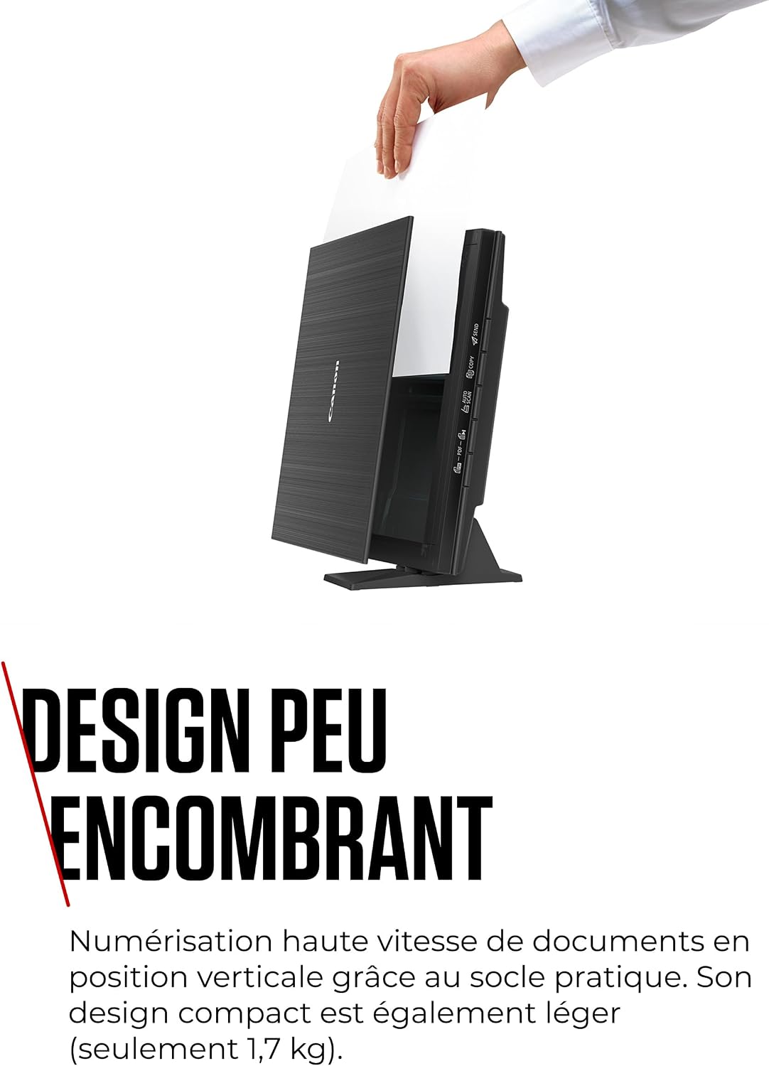 Thumbnail 3 de Canon LiDE 400 Scanner de Documents (Noir) — Érgo conforme et compact, USB-C