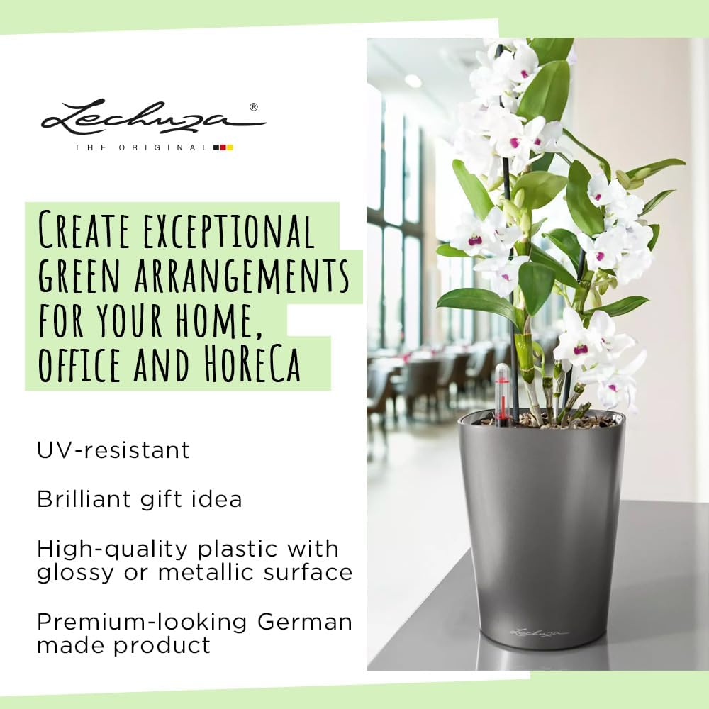 Thumbnail 4 de Lechuza Deltini antracite metallizzato 15x19x11,5 cm