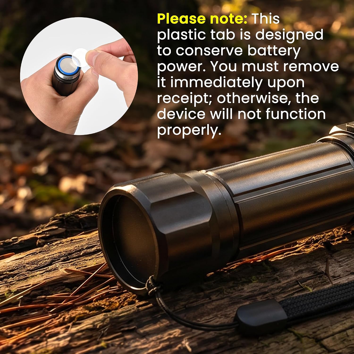 Thumbnail 1 de SYNCGLOW rechargeable flashlight 3000mAh