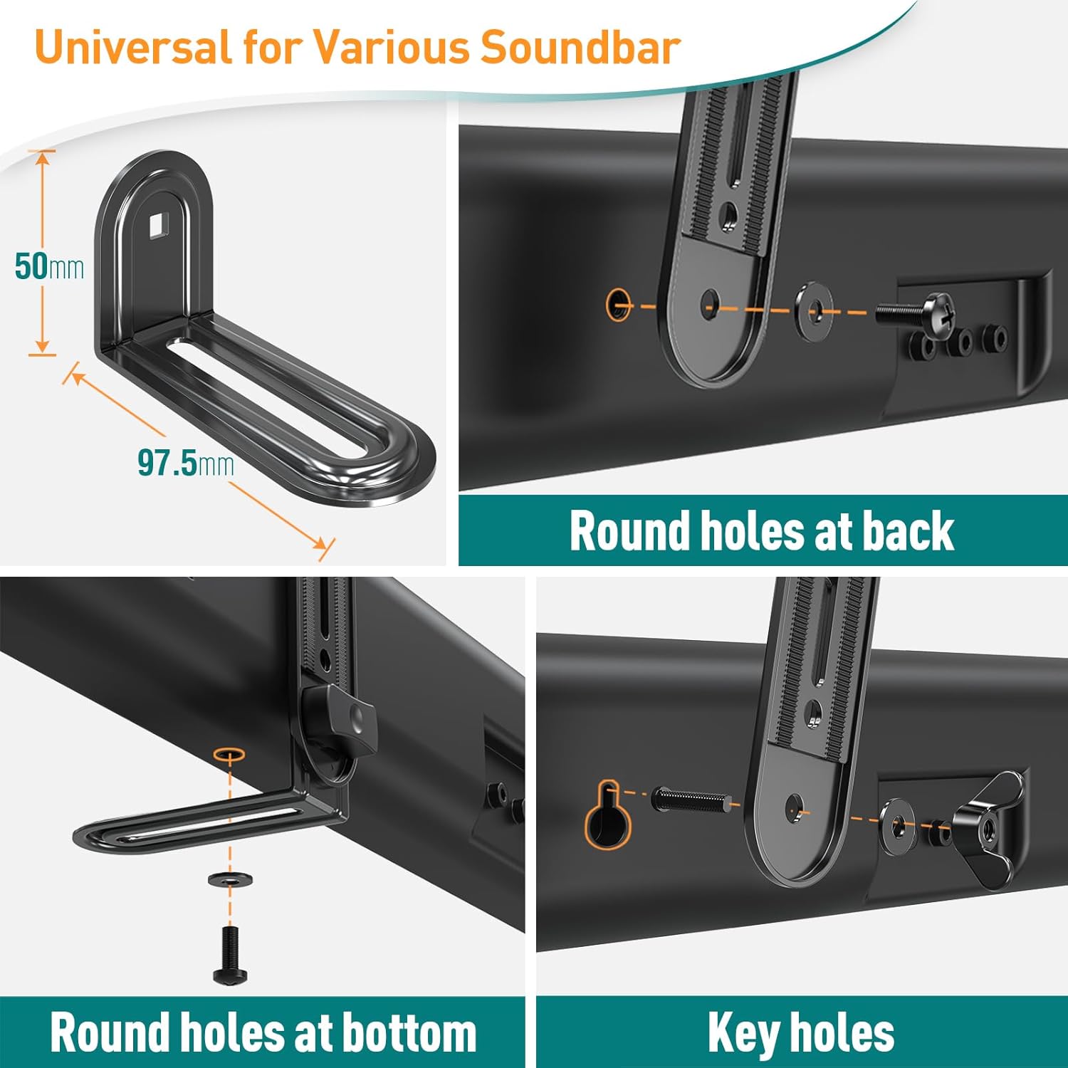 Thumbnail 3 de ELIVED Soundbar Bracket EV5010