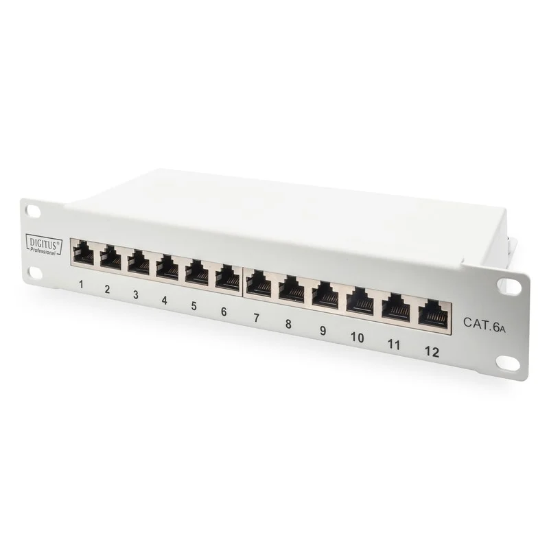 Thumbnail 3 de Digitus Panel 10" de 12 puertos FTP Cat 6A 1U gris