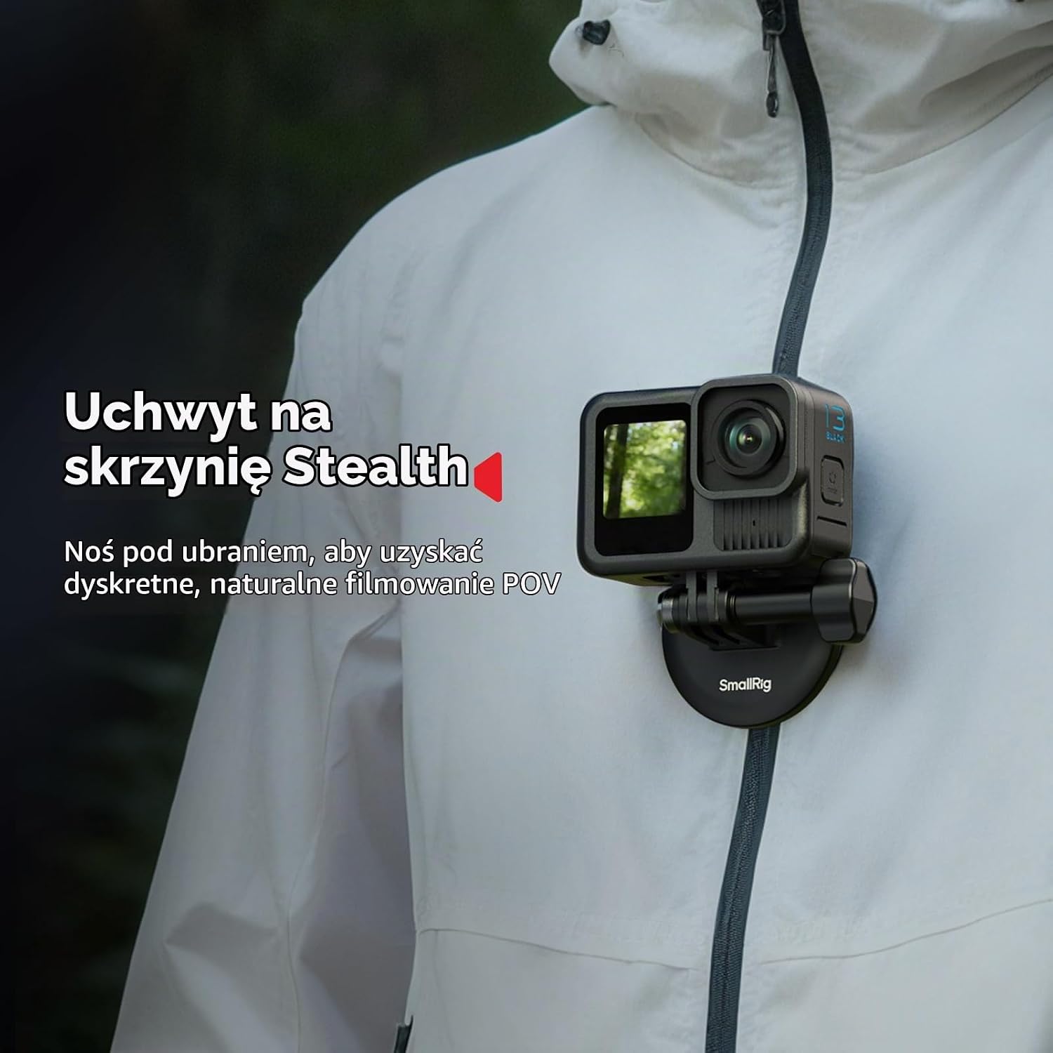 Thumbnail 3 de SMALLRIG 5360 – magnetyczny, szybkozłączny uchwyt na szyję do kamer sportowych