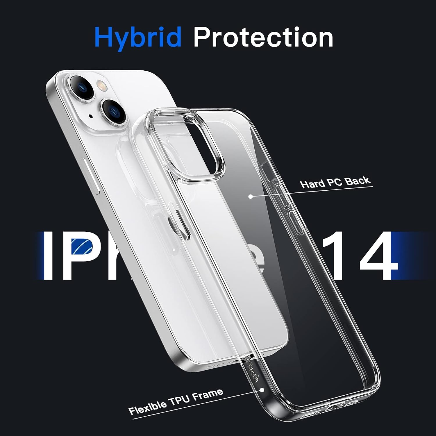 Thumbnail 2 de iPhone 14 case, JETech 6.1-inch