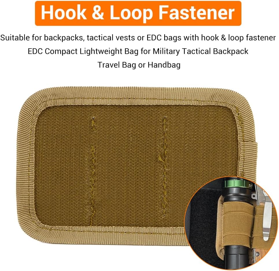 Detalle de Modular Organizer: EDC Bag Insert Elastic Holder Double Panel for Flexible Accessory Storage
