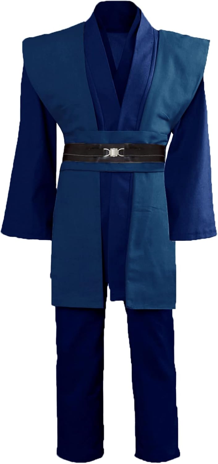Thumbnail 6 de Bichingda men’s knight tunic costume hooded robe full set for cosplay and Halloween