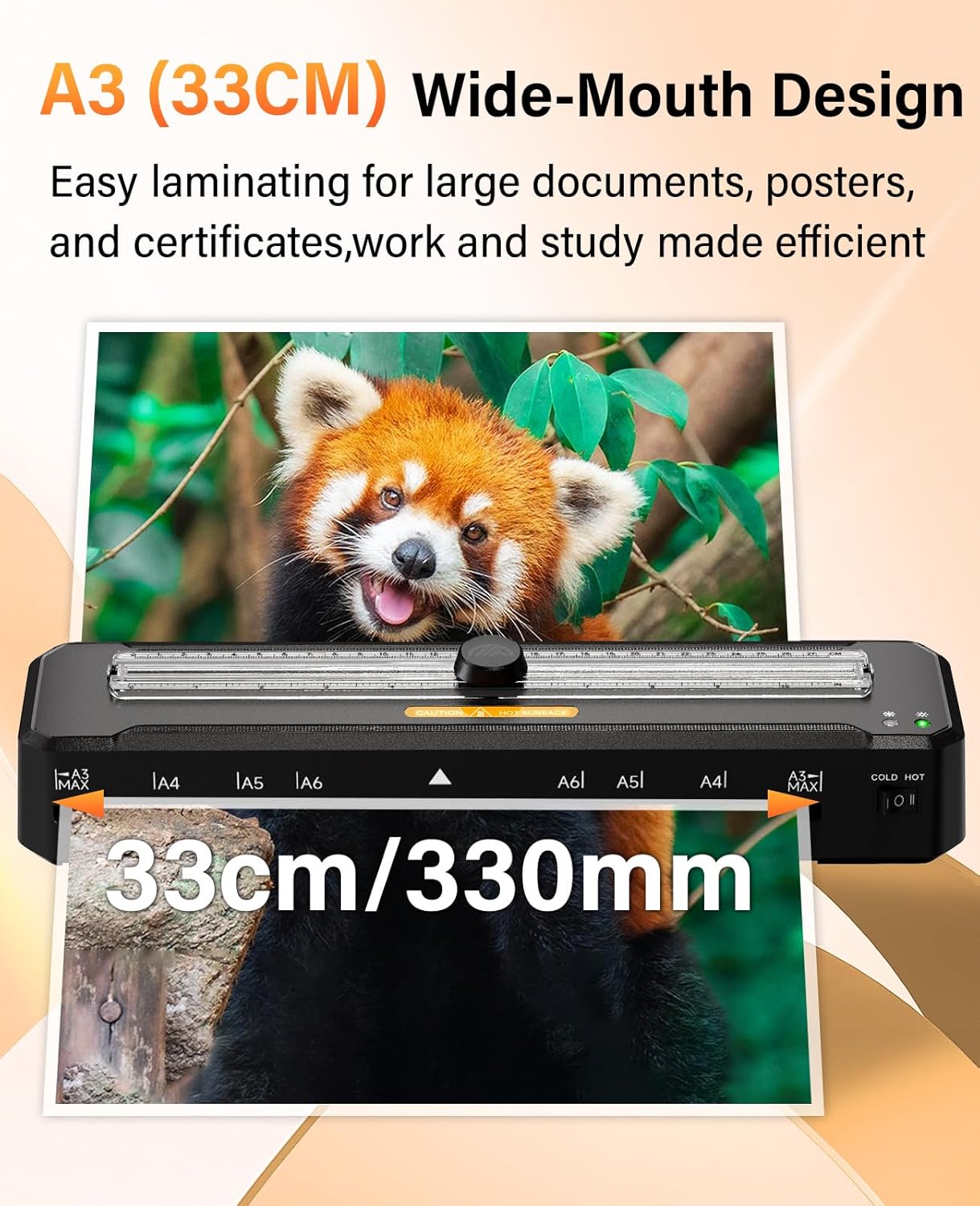 Thumbnail 5 de MAXDONE A3 laminator for home and office 📎