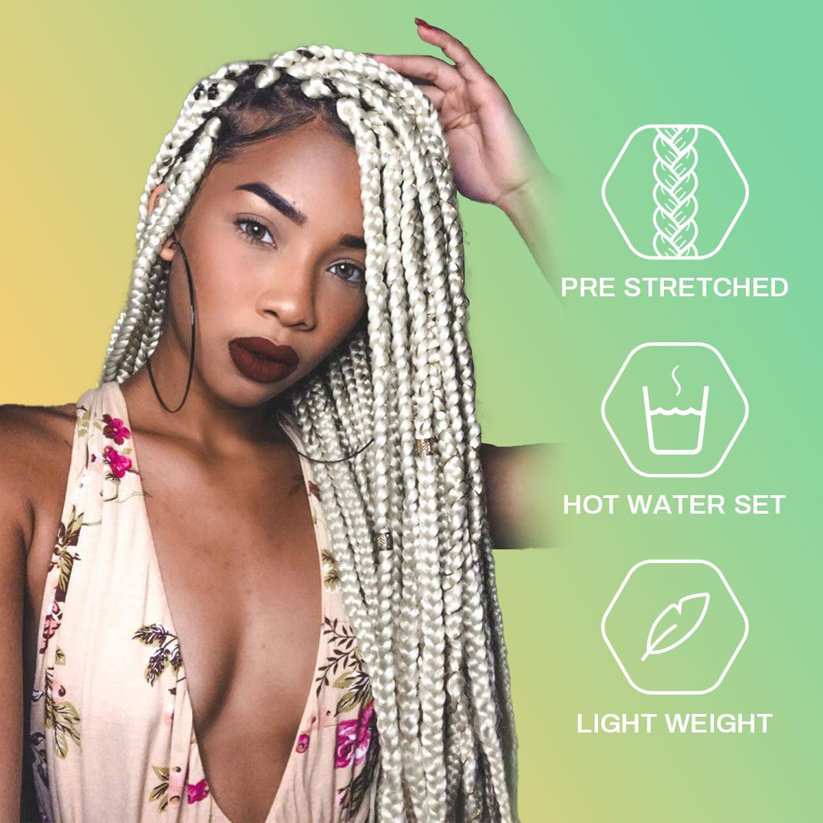 Thumbnail 4 de Braiding Hair Extensions 26-Inch