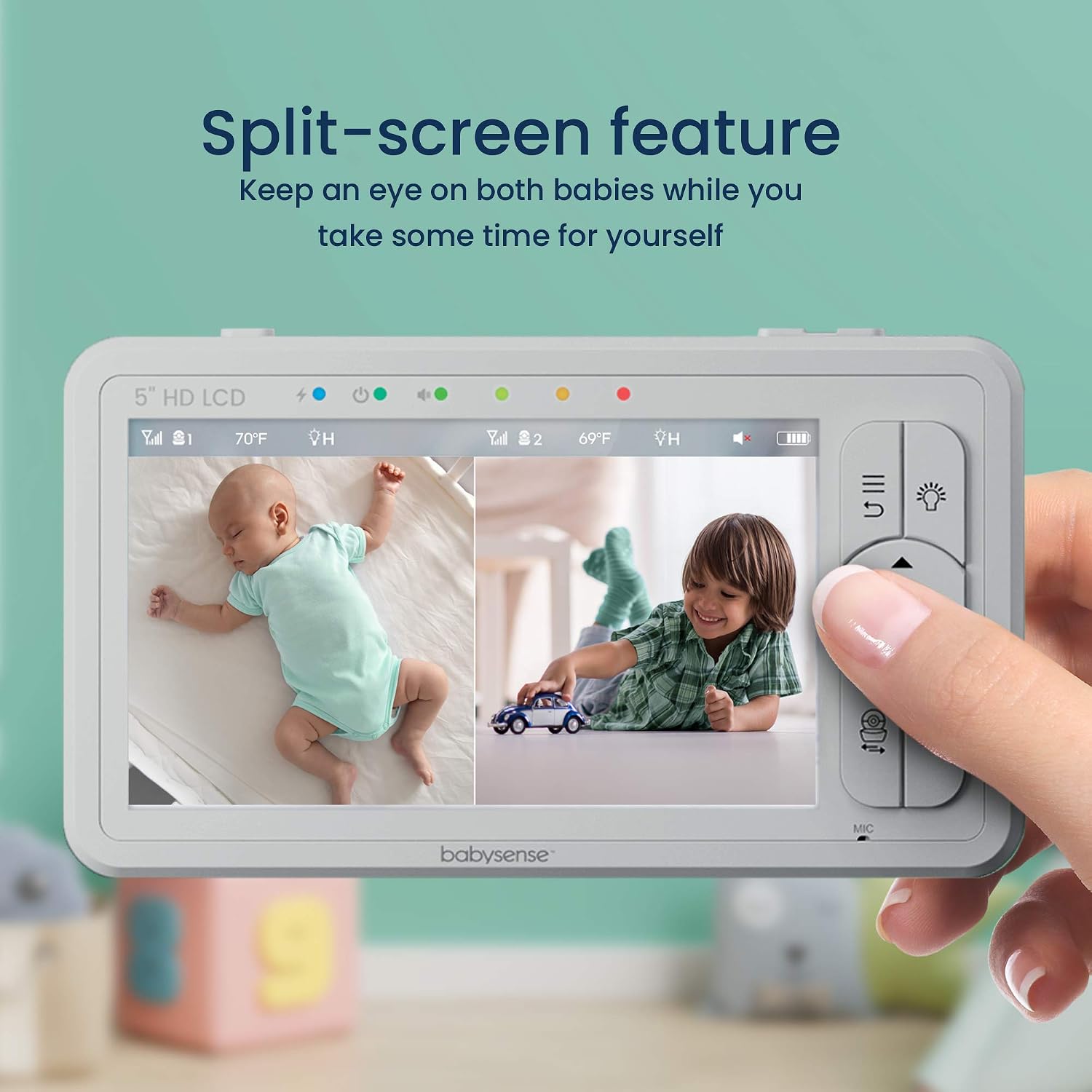Thumbnail 1 de Babysense 5" 720p baby monitor