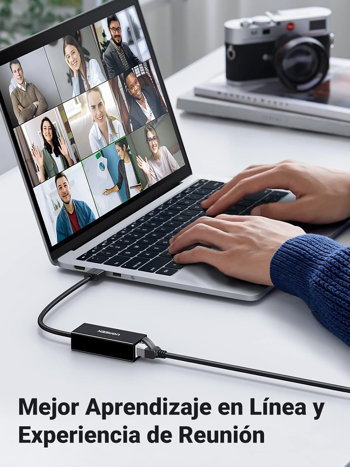 Detalle 2 de UGREEN Adaptador USB 3.0 a Ethernet 1000Mbps 🌐 Conexión Rápida