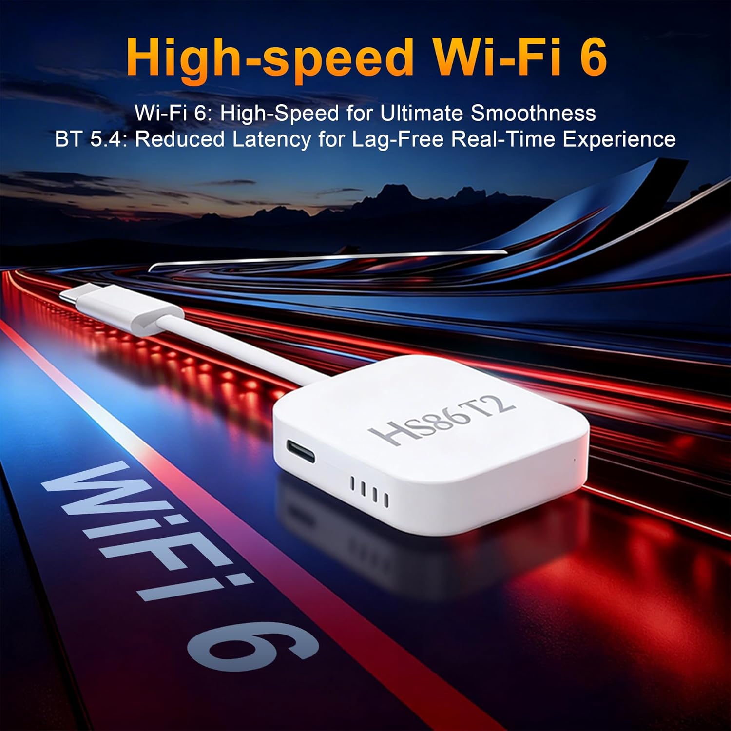 Thumbnail 3 de Android 14.0 TV Stick (RK3518) with 2GB RAM / 16GB ROM, 4K Ultra HD, Wi‑Fi 2.4G/5G, Bluetooth 5.4