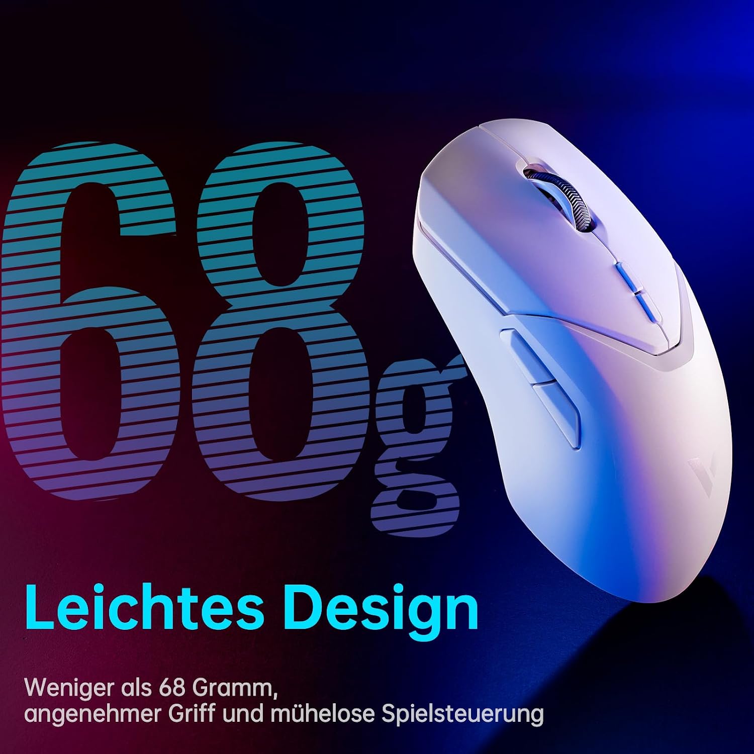 Detalle de Rapoo VT9Pro Kabellose Gaming-Maus mit PAW 3398 Sensor