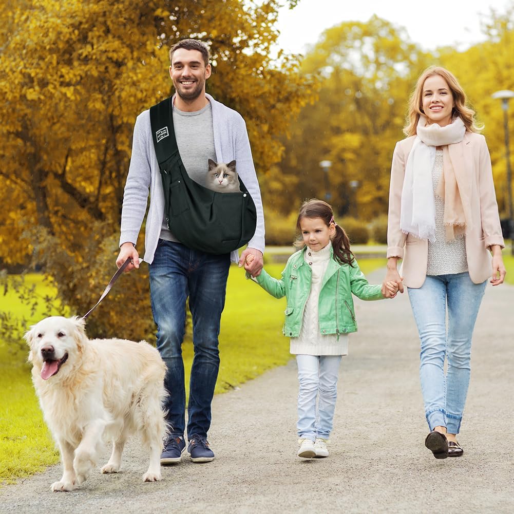 Detalle 2 de Adiwo Puppy Carrier: Reversible Hands-Free Dog Carrier for Small & Medium Dogs & Cats