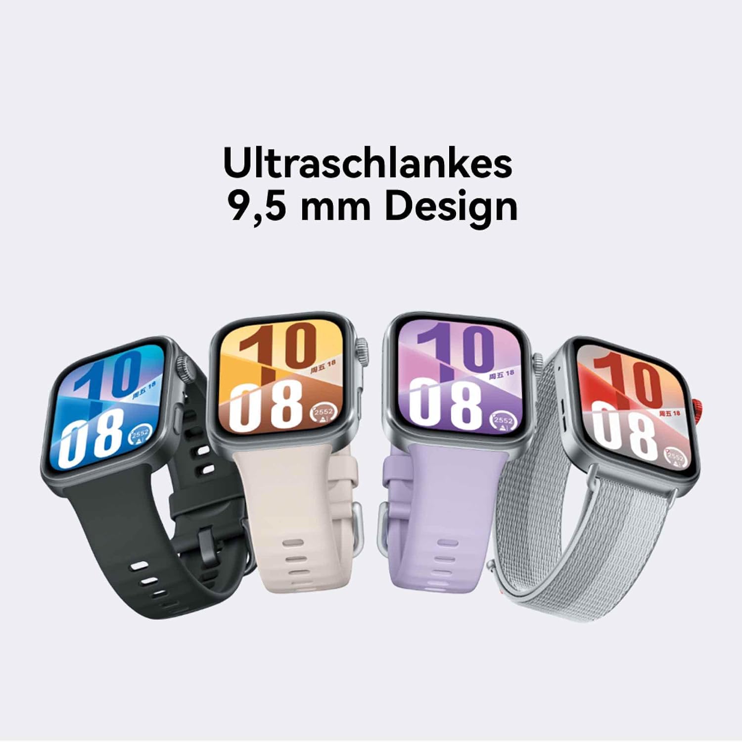 Detalle de HUAWEI Watch FIT 4 Smartwatch für Sport & Gesundheit (5 ATM, bis zu 10 Tage Akku) – Schwarz