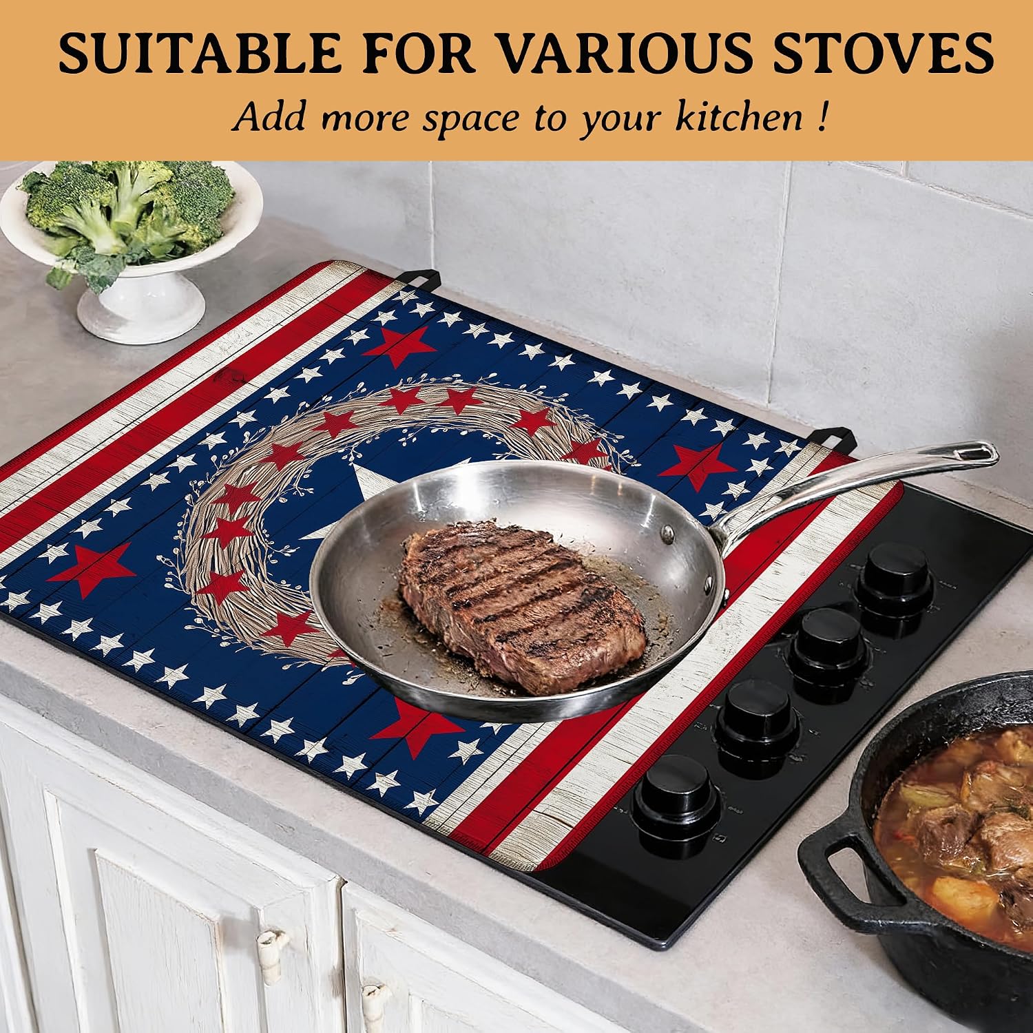 Detalle de Electric Stove Top Cover, 28 x 20 in