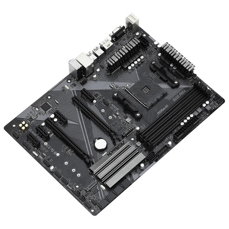 Thumbnail 2 de Asrock B450 Pro4 R2.0 placa base