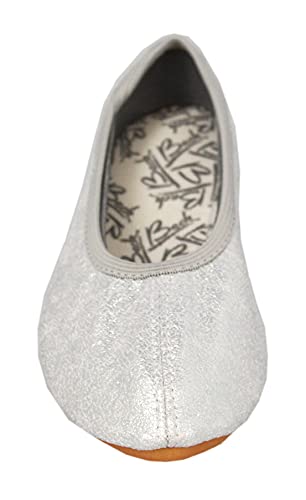 Detalle de Beck Mädchen Gymnastikschuhe Silber, Größe 25 EU – Bequeme Passform von Beck