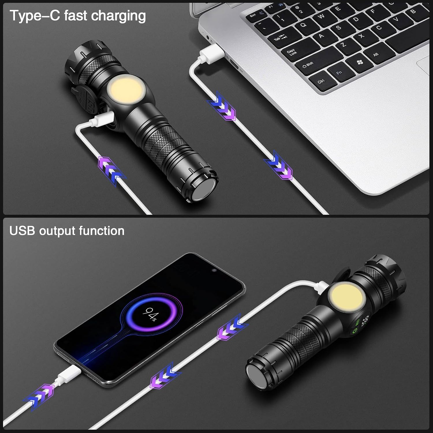 Thumbnail 4 de Jayxinli F13 LED Torch 500000 Lumens