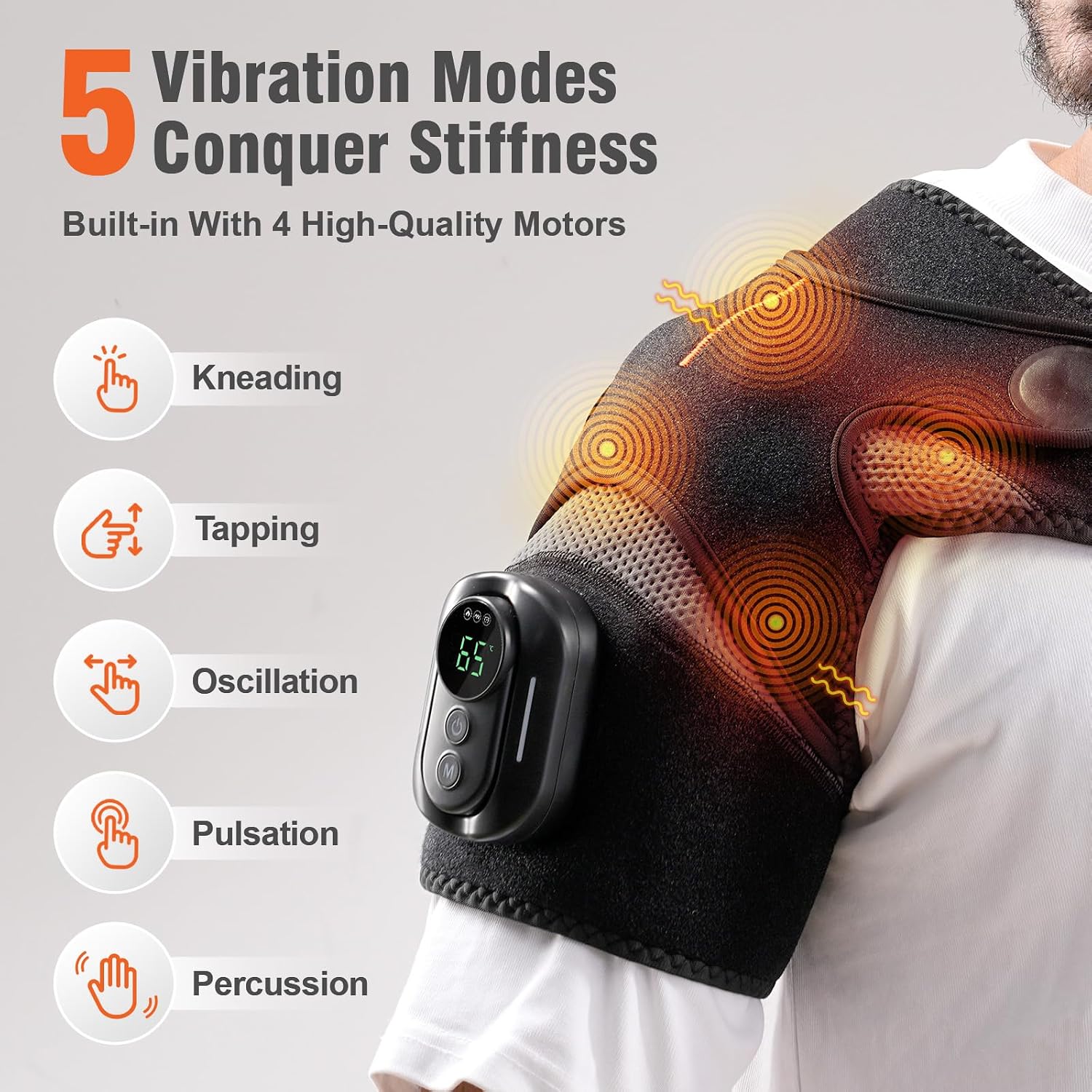 Detalle de HOMZOLVA Shoulder Heating Pad, 5000mAh