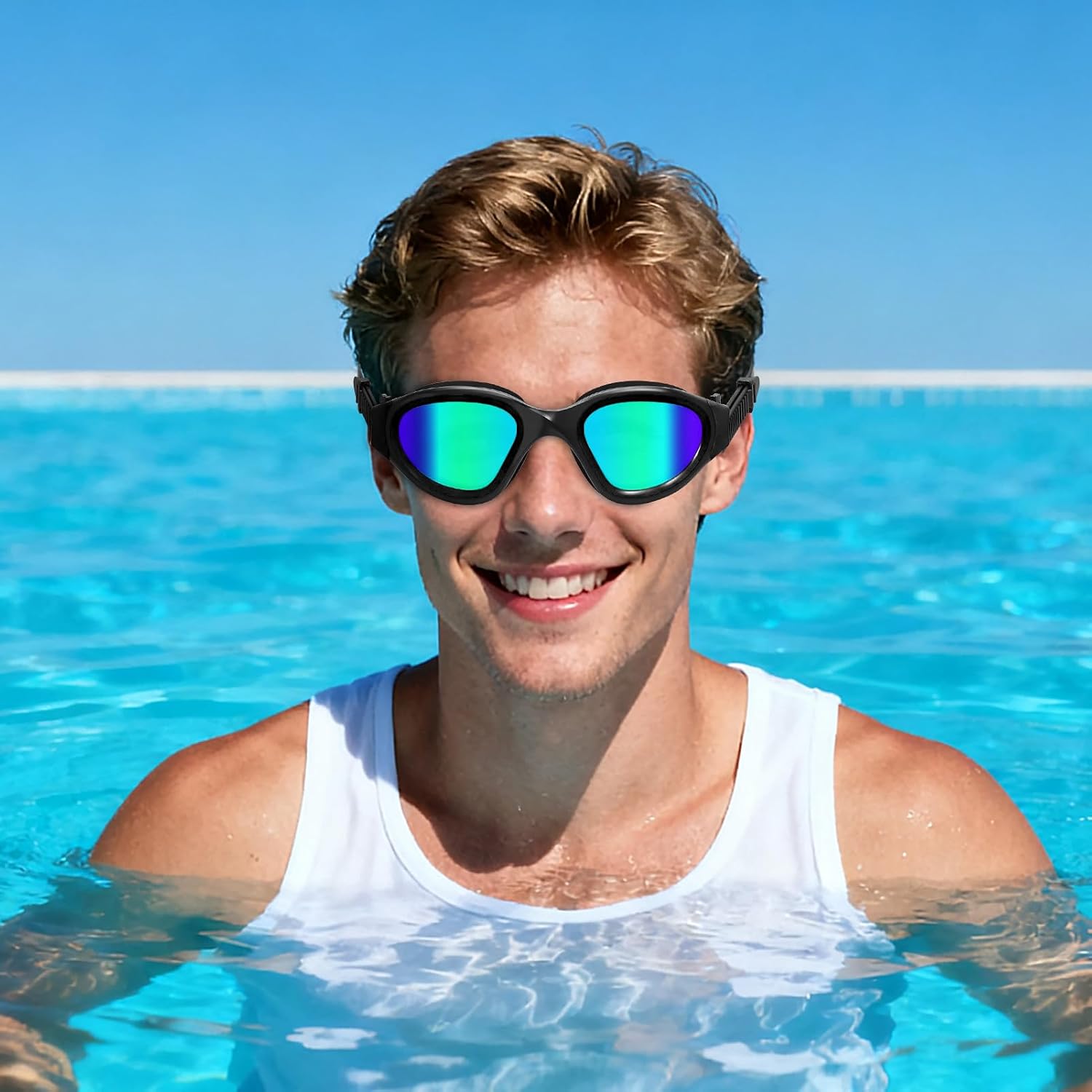 Detalle 2 de Winline Swimming Goggles Clear Vision: Anti Fog, Anti UV, Anti Leak