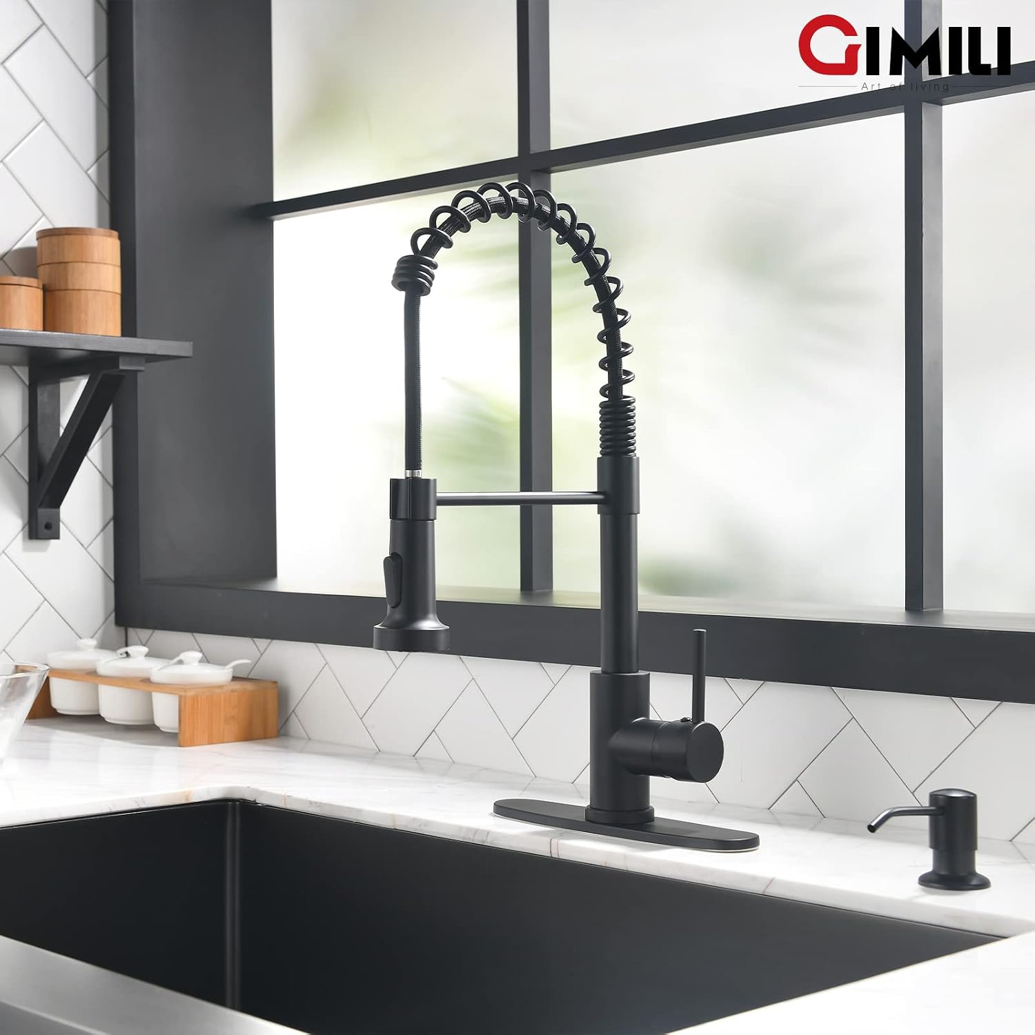 Thumbnail 6 de GIMILI Kitchen Faucet Stainless Steel