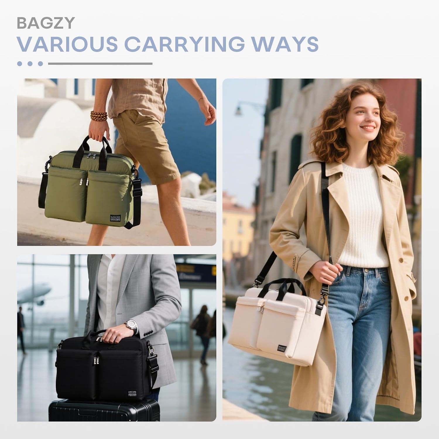 Thumbnail 1 de BAGZY Sac de Voyage 40x30x10 cm – Cabine etSport, Étanche et Polyvalent pour Voyage Court