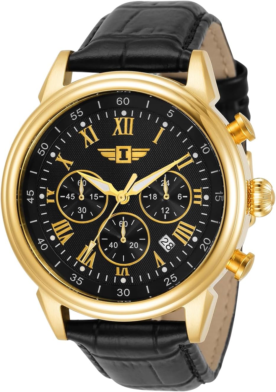 Detalle de Invicta IBI90242-002 : montre homme à mouvement quartz, acier inoxydable 44 mm