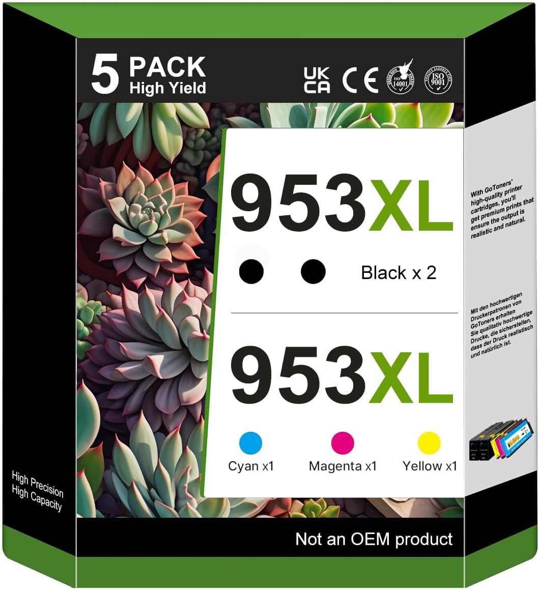Detalle de GoToners 953XL Druckerpatronen 5er-Pack 🖨