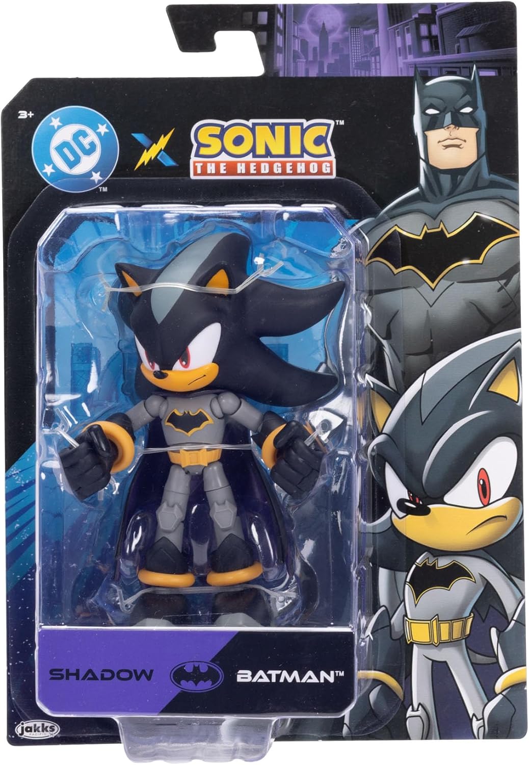 Thumbnail 6 de DC X Sonic Collectable Action Figures: Shadow as Batman, Tails as Cyborg, Knuckles as Superman
