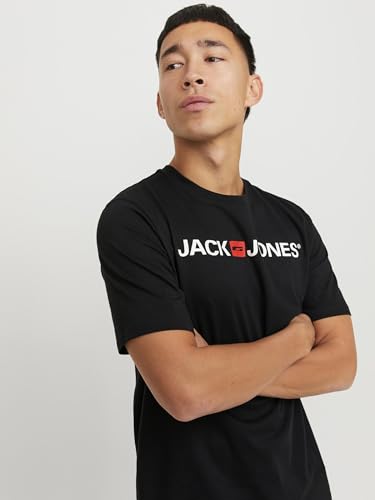 Thumbnail 7 de JACK & JONES Herren Jjecorp Logo Tee Crew Neck Noos T Shirt – Schwarz, XL EU