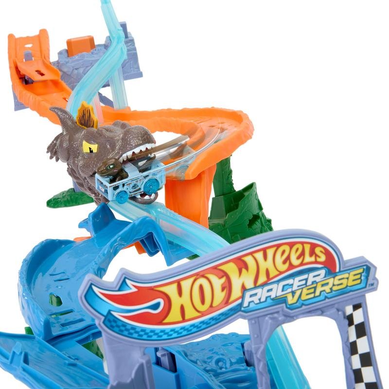 Detalle 2 de Pista de vehículos Hot Wheels JFP32 multicolor: montaje fácil y expansión compatible